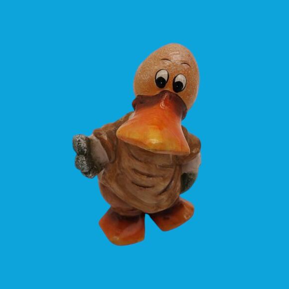 Vintage 6.5" Mid Century Animated Handpainted Ceramic Caricature Duck Quack Gift - Picture 4 of 11